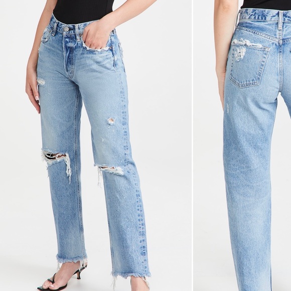 MOUSSY VINTAGE Odessa Wide Straight Jeans - Picture 3 of 4